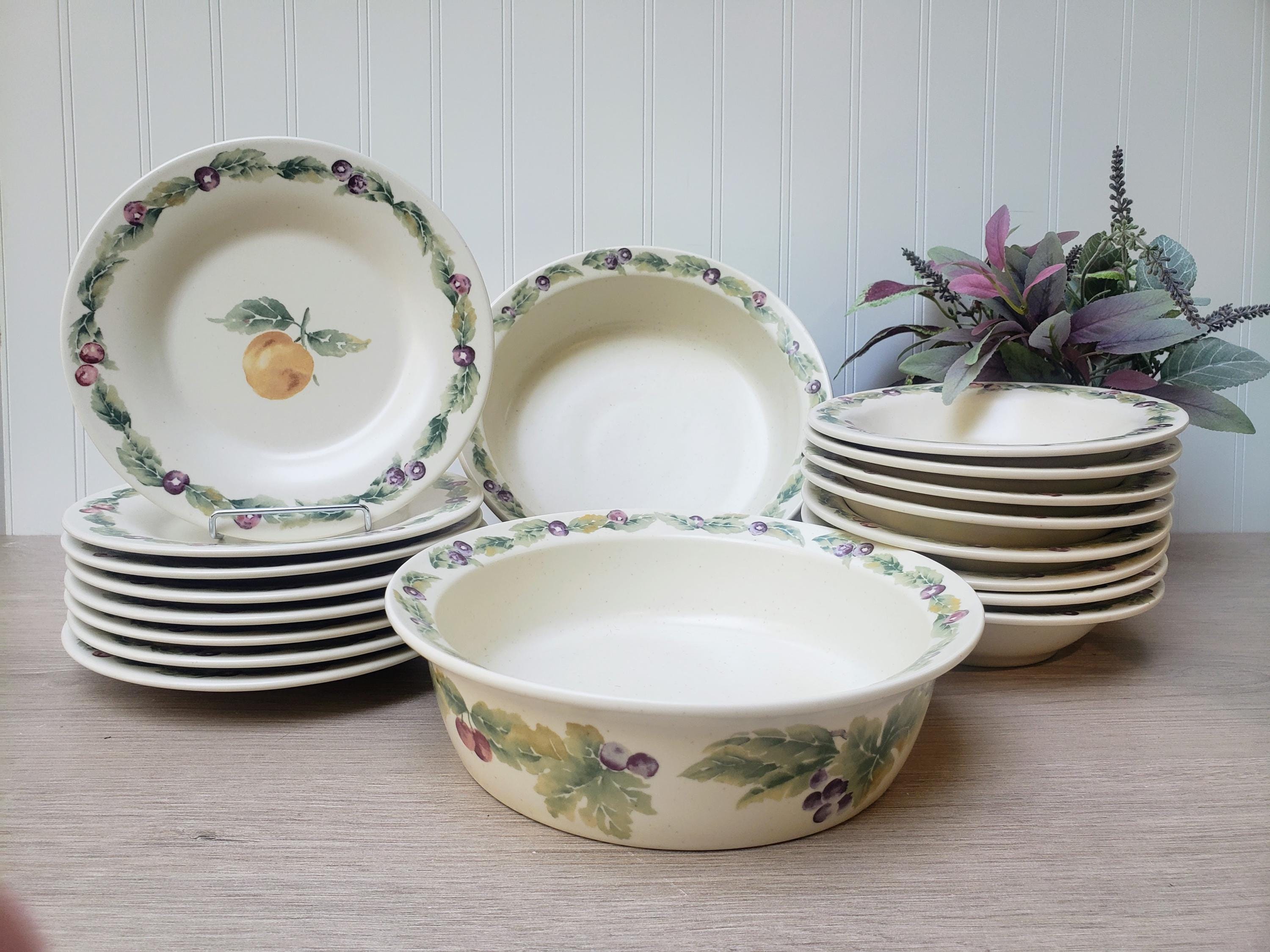 PFALTZGRAFF Jamberry by Pat Farrell, 8” Rimmed Salad Plates,