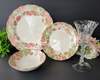 Nikko Tableware Three Piece Table Setting - Etsy