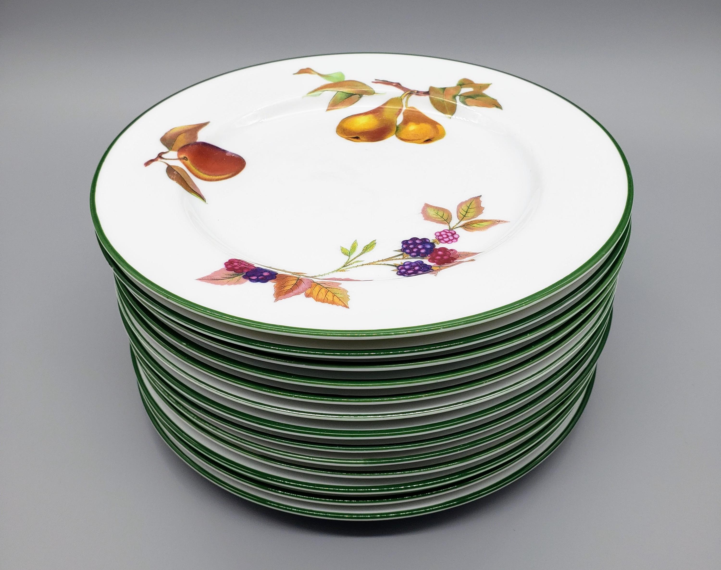  Worcester Evesham 皿 4枚セット Sets of 4 Evesham Vale Royal Worcester 8