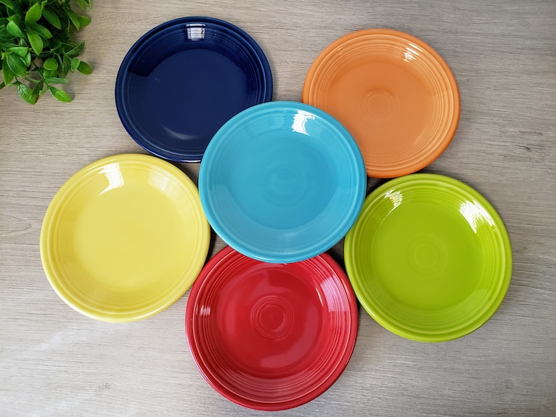 Fiestaware Cups / Salad Plates / Berry Bowls / CHOICE Etsy