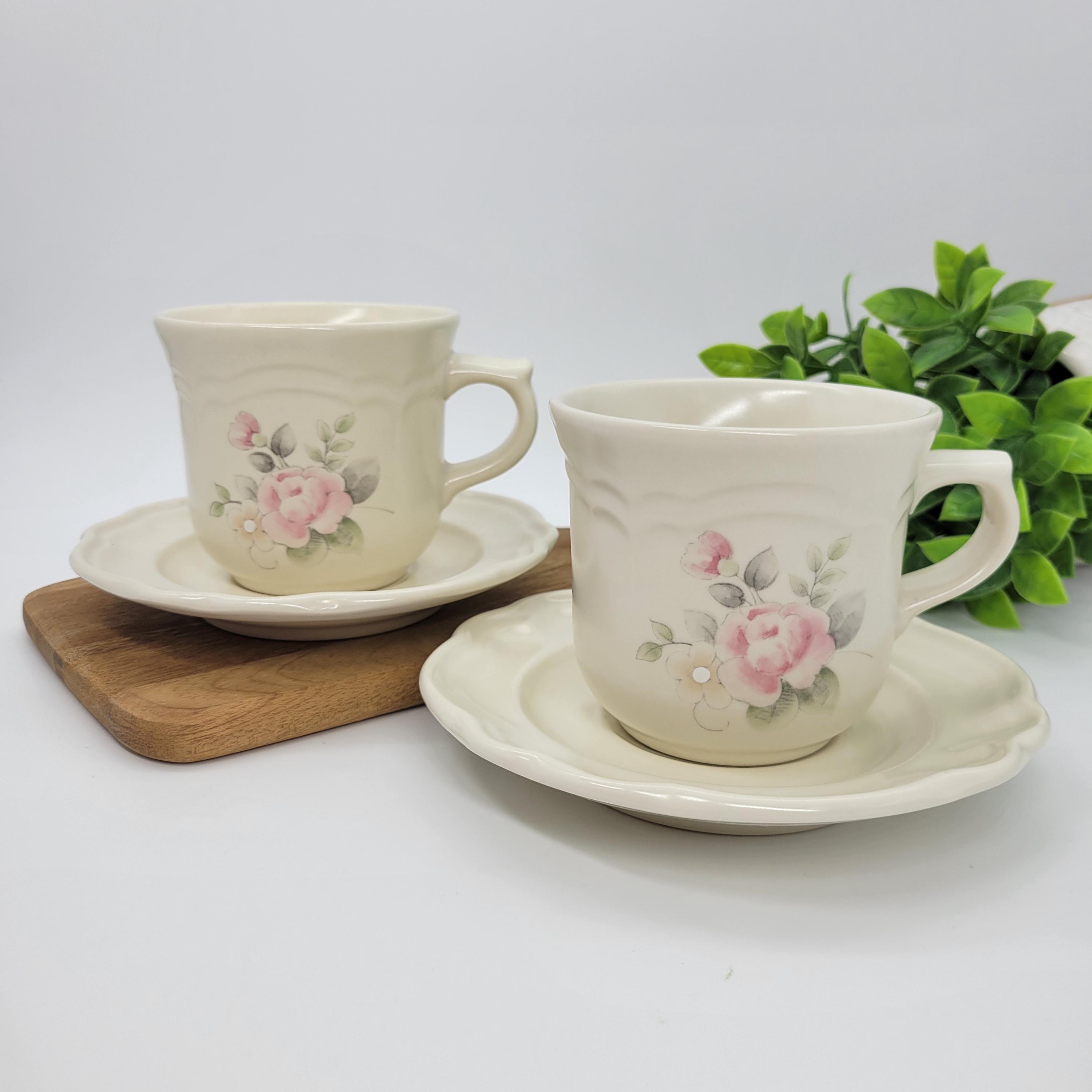 Pfaltzgraff Tea Rose Embossed - Etsy