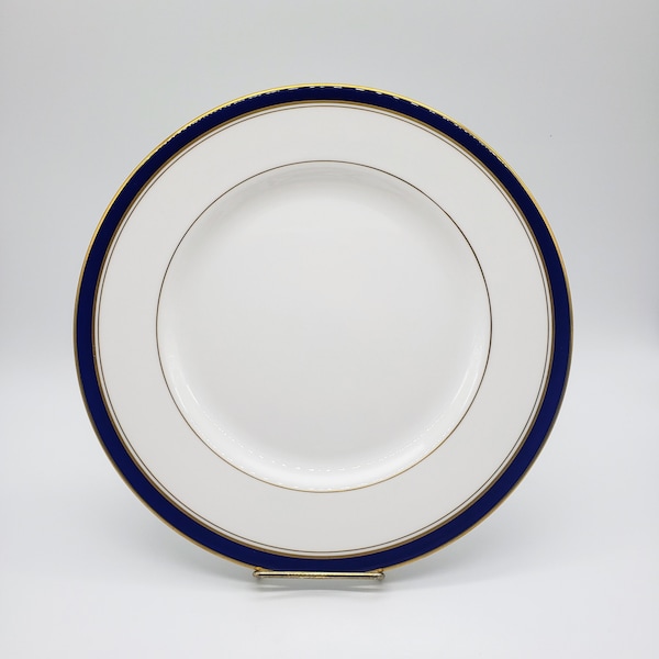 Royal Worcester Howard Cobalt Blue Dinner Plates - Made in England - MINT