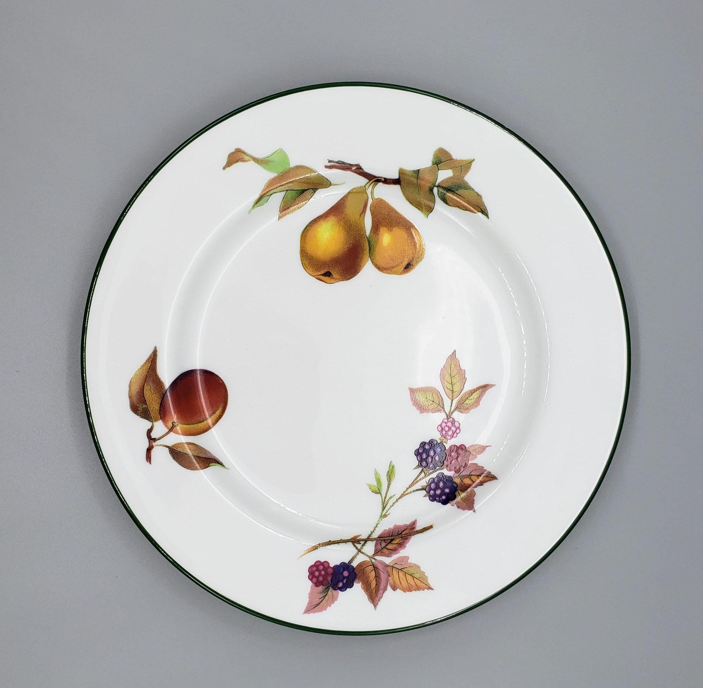  Worcester Evesham 皿 4枚セット Sets of 4 Evesham Vale Royal Worcester 8