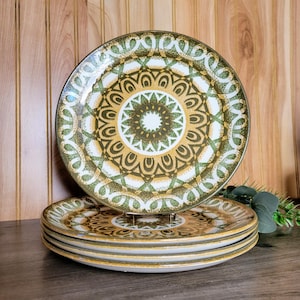 Vintage Corelle Crazy Daisy Dishes, Spring Blossom Dinner, Salad