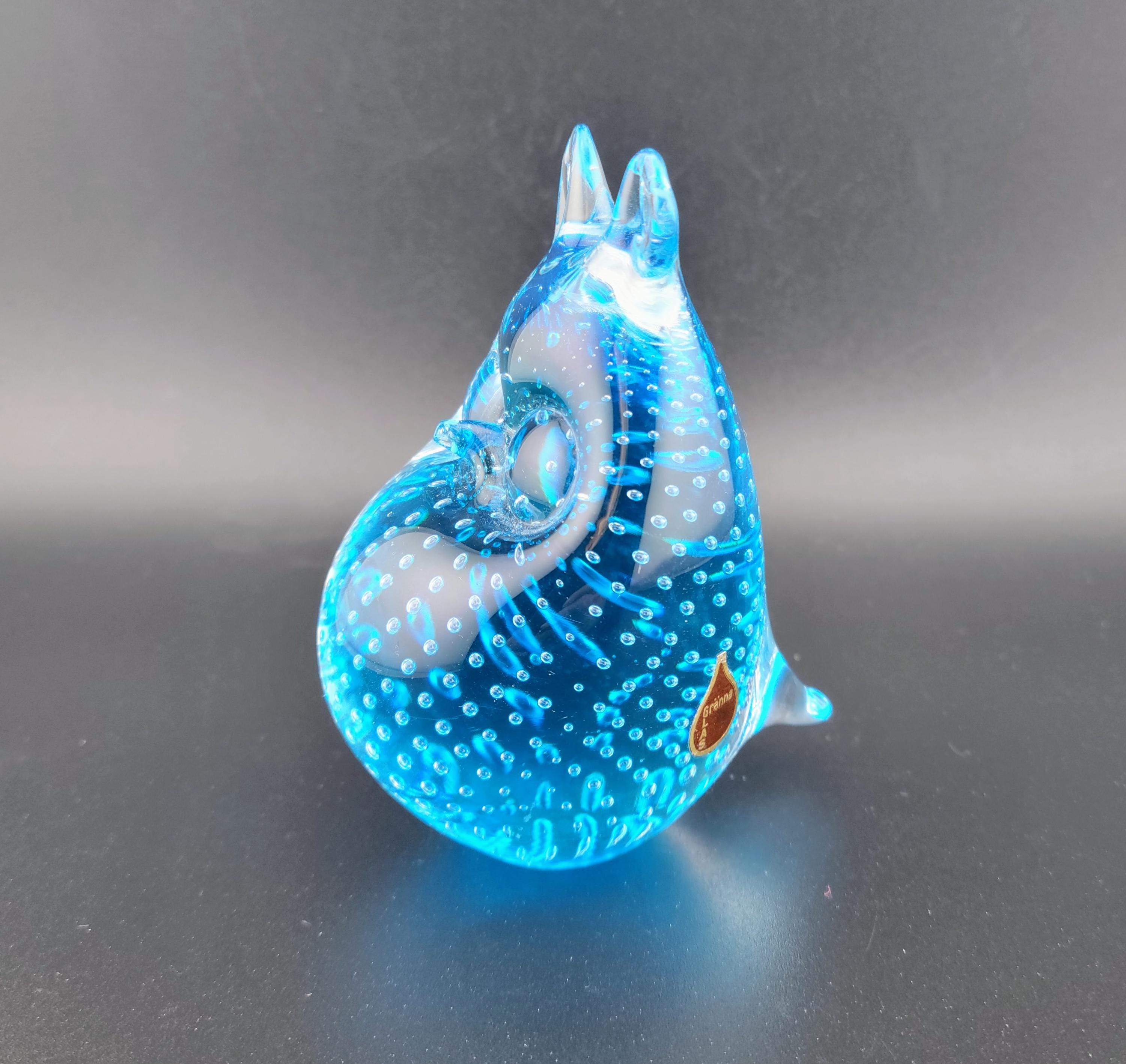 Swedish Blue Glass Vintage - Etsy