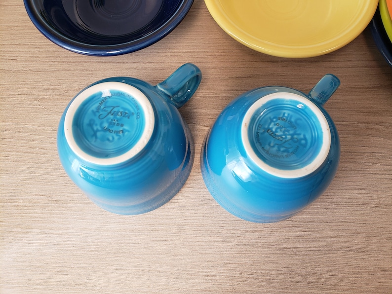 Fiestaware Cups / Salad Plates / Berry Bowls / CHOICE Etsy