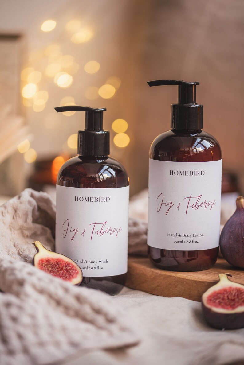Fig & Tuberose Hand and Body Wash Homebird Candle Co image 3