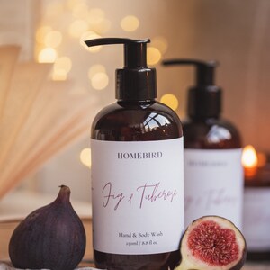 Fig & Tuberose Hand and Body Wash Homebird Candle Co image 2