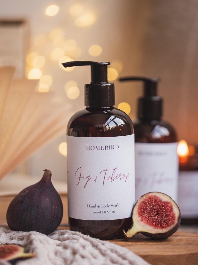 Fig & Tuberose Hand and Body Wash Homebird Candle Co image 2