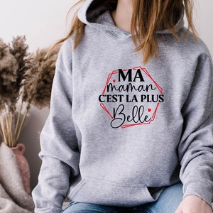 SVG Je t'aime Maman, Svg La Meilleure Maman, Svg Mamie, SVG Français, Digital Download, Produit Numérique, Svg Dessins image 5