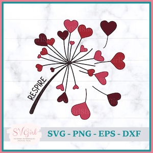 SVG Motivation, Svg Inspiration, Svg Coeurs, SVG Français Respire, Produit Numérique, Tshirt Enfant Inspiration, French Svg for Motivation