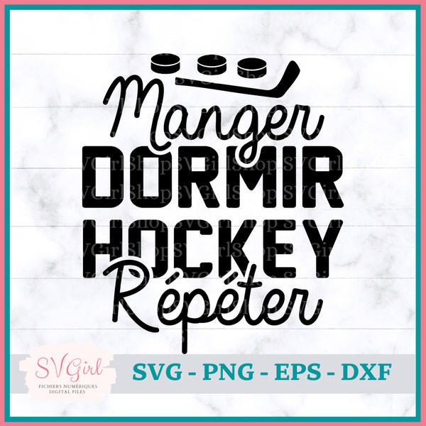 SVG Hockey,  Svg Francais, Svg Joueur de Hockey, SVG Hockey Player, French SVG, Png Hockey, Svg Shirt Hockey, Cadeau pour Amateur Hockey