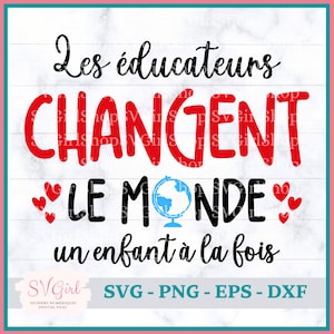 SVG Educateurs, SVG L'influence d'un Bon Professeur, Svg Thank You Teacher, Svg Enseigner Aimer Inspirer, Produit Numérique