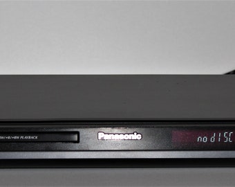 Working Panasonic DVD-CD Player | Includes Remote Control, 6' HDMI Cable, Power Cord