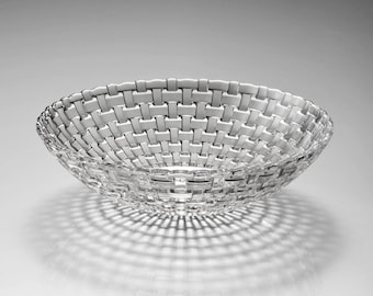 Nachtmann クリスタル皿 バスケットウィーブ ナハトマン(Nachtmann