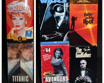 VHS Box Sets | Star Wars Original Trilogy 1995 VHS | The Godfather | The Avengers | Fiddler on the Roof | Titanic | VHS Movies
