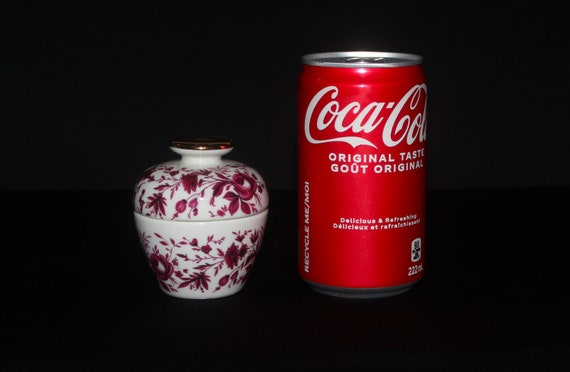Chintz Lidded Vase | German Porcelain Trinket Box… - image 6