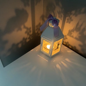 Disney inspired rapunzel tangled shadow lantern