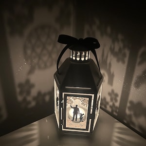 Disney inspired Disney Florida shadow lantern