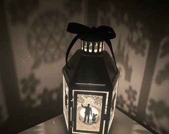 Disney inspired Disney Florida shadow lantern