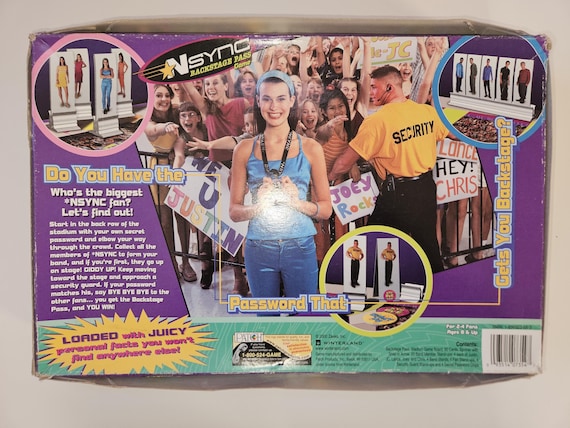 N'SYNC Backstage Pass Game by Patch - Etsy