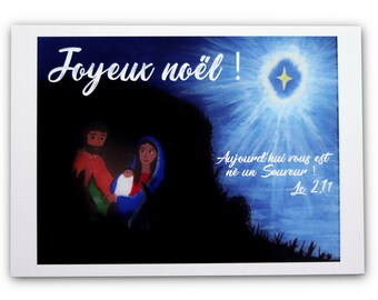 Voeux Noel Chretien Etsy France