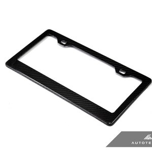 AutoTecknic Dry Carbon Fiber US License Plate Frame