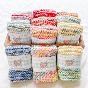 100% cotton dishcloth/washcloth in multiple colors