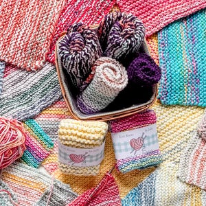 100% cotton dishcloth/washcloth in multiple colors