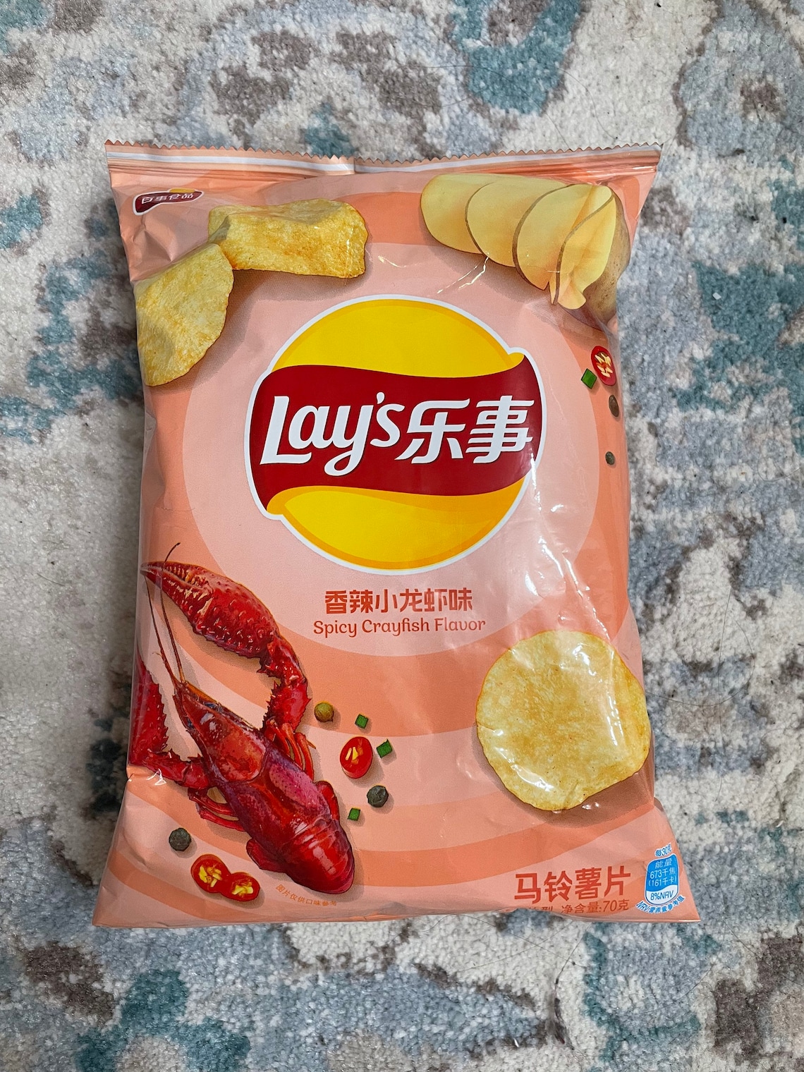 spicy crawfish lays