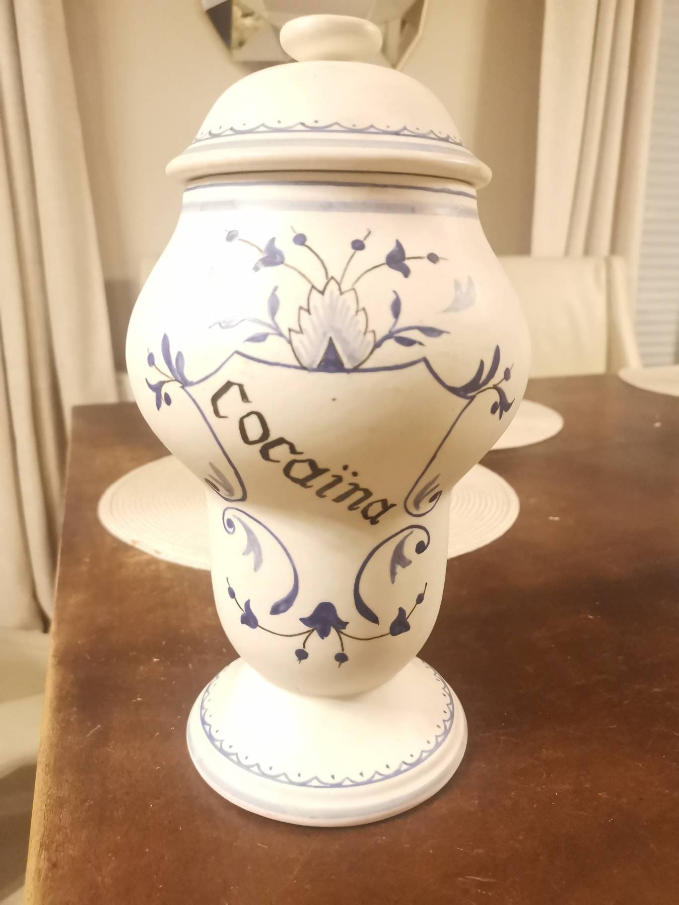 Pot Apothicaire Henriot Quimper