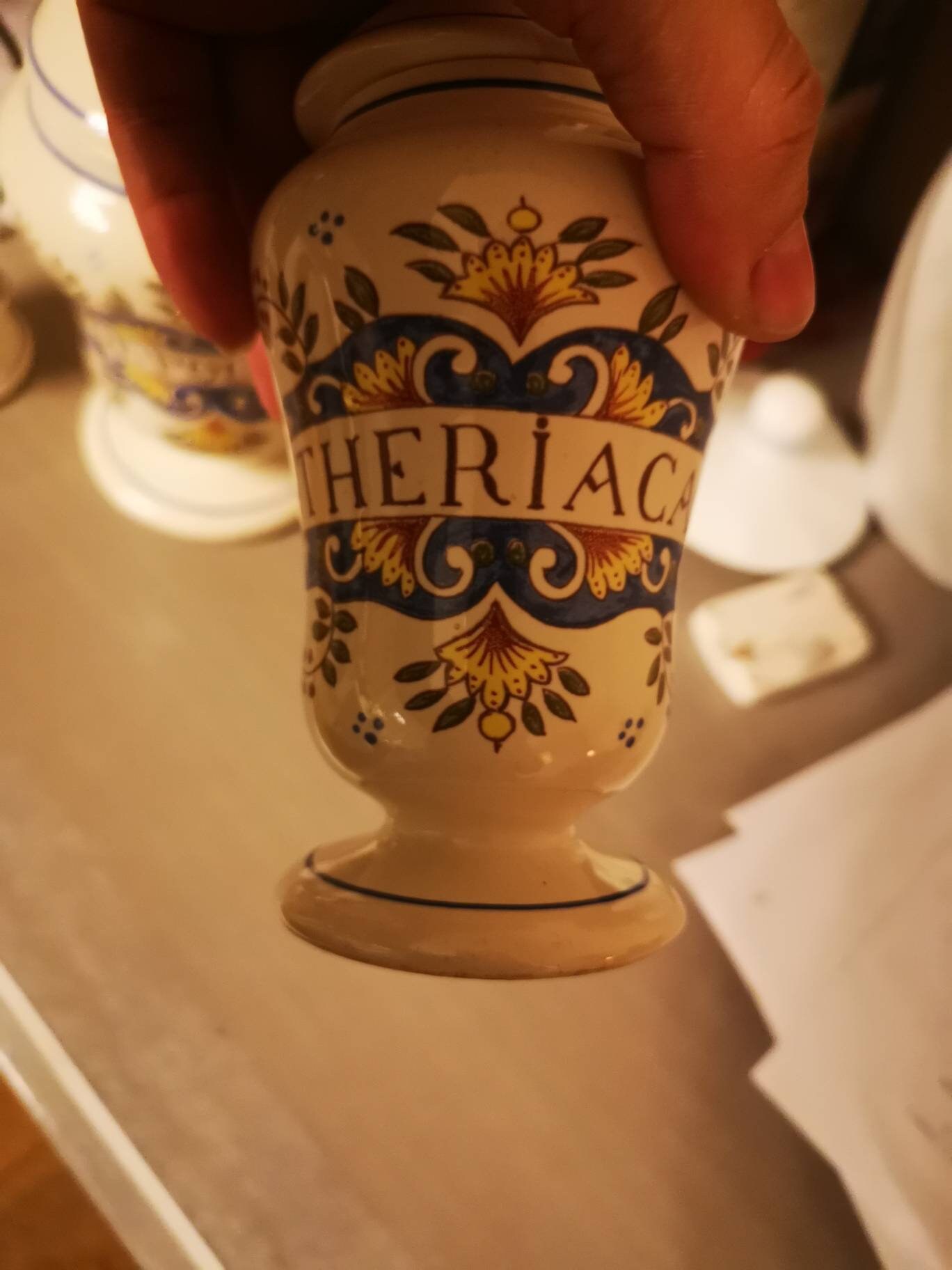 3 Pots Apothicaire Pharmacien St Clément