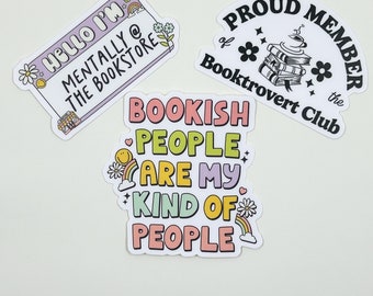 Book Stickers, Cute book stickers, Bookish stickers