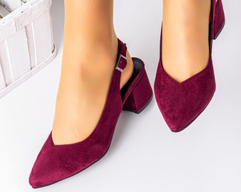 fuschia colored shoes