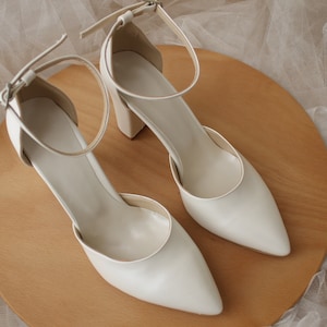 Buy Ivory Closed Toe Heels Online In India Etsy India
