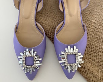 Lilac Shoes,   Lilac Wedding Shoes,  Lilac Block Heel,  Woman Shoes,   Women Shoe,   Bridal Heel,  Low Heel,   Bride Shoes, Lilac Heel