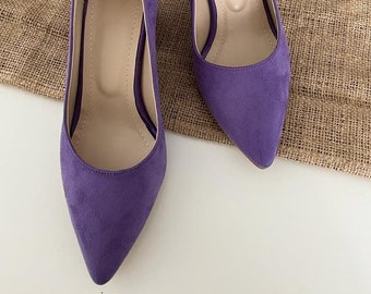 Lilac, Lilac  Block Heels , Lilac , Gift For Her , Lilac Wedding Shoes, Shoes For Women, Women Shoes, Shoes Women