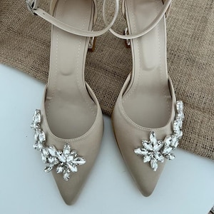 Beige Block Heels, Beige Heels, Wedding Shoes, Ankle Strap, Shoes For Girls, Satin, Stiletto, Bridal Heels, Beige Block Heels Sandals