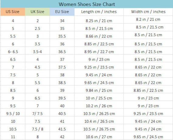 size 7 in shoes in cm