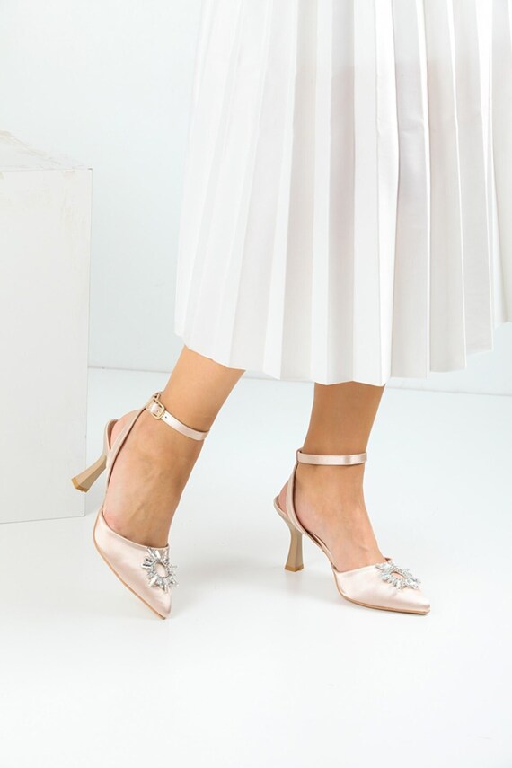 Naakt schoenen stiletto stenen schoen vrouw schoenen voor - Etsy België