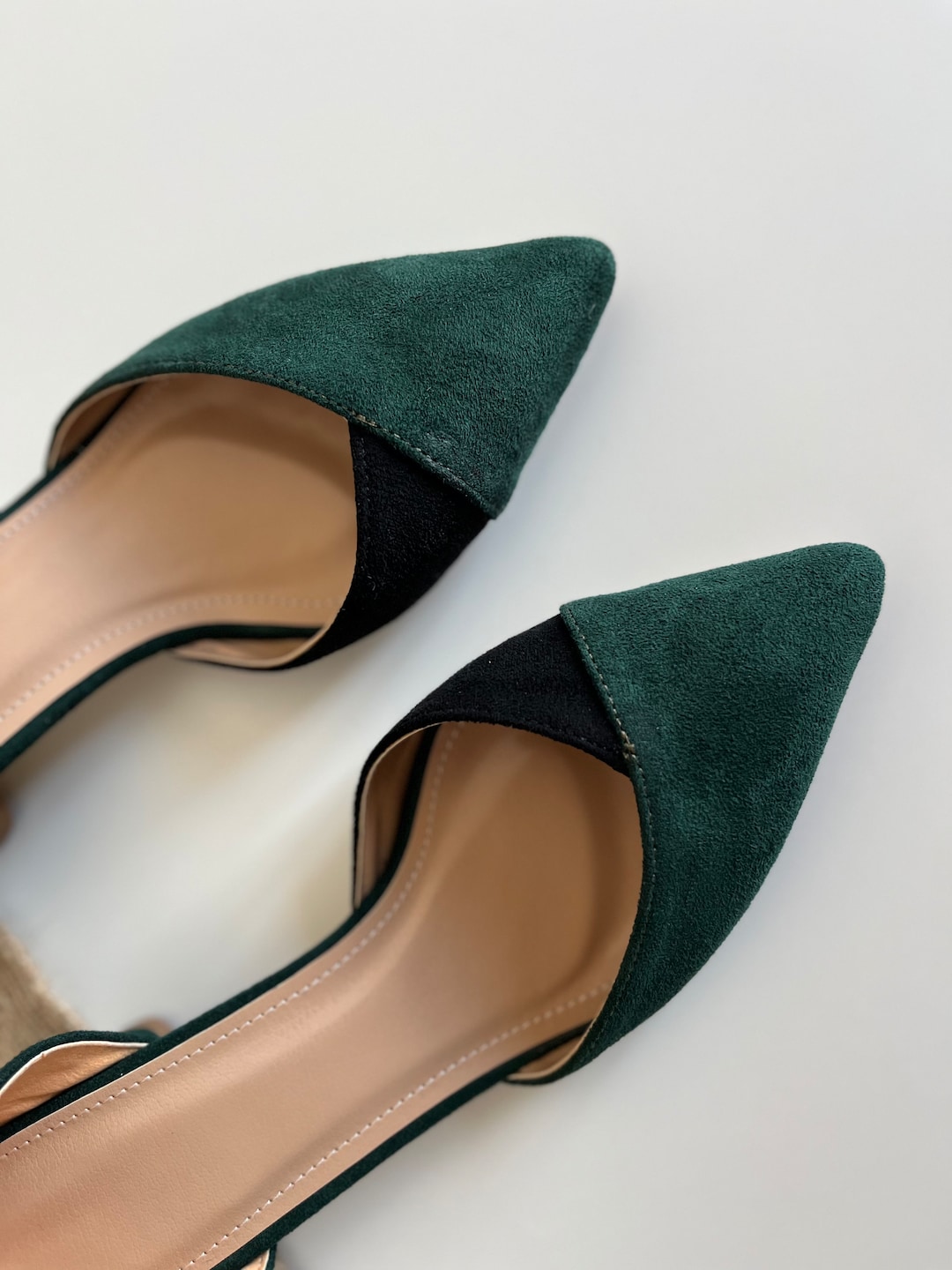 emerald shoes heels
