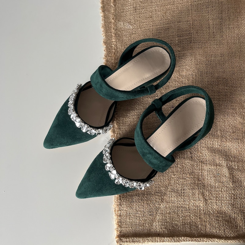 platform green shoes