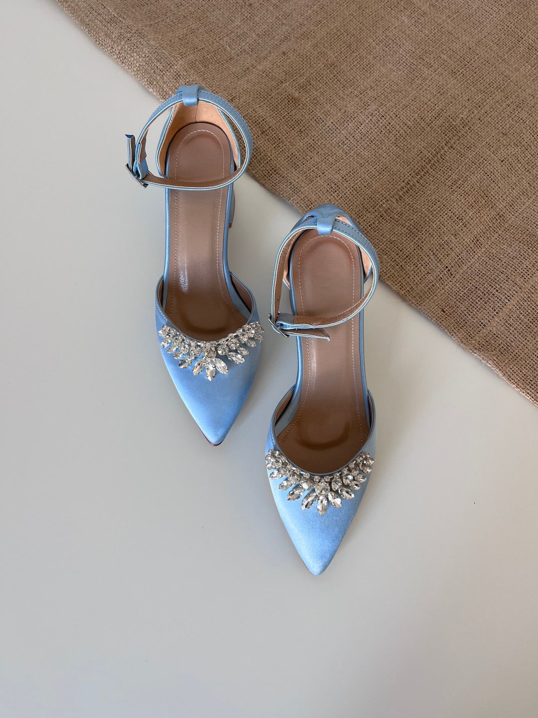 Pale Blue Wedding Shoes, Wedding Shoes for Bride, Light Blue Shoes ...