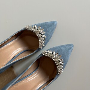 dusty blue shoes womens