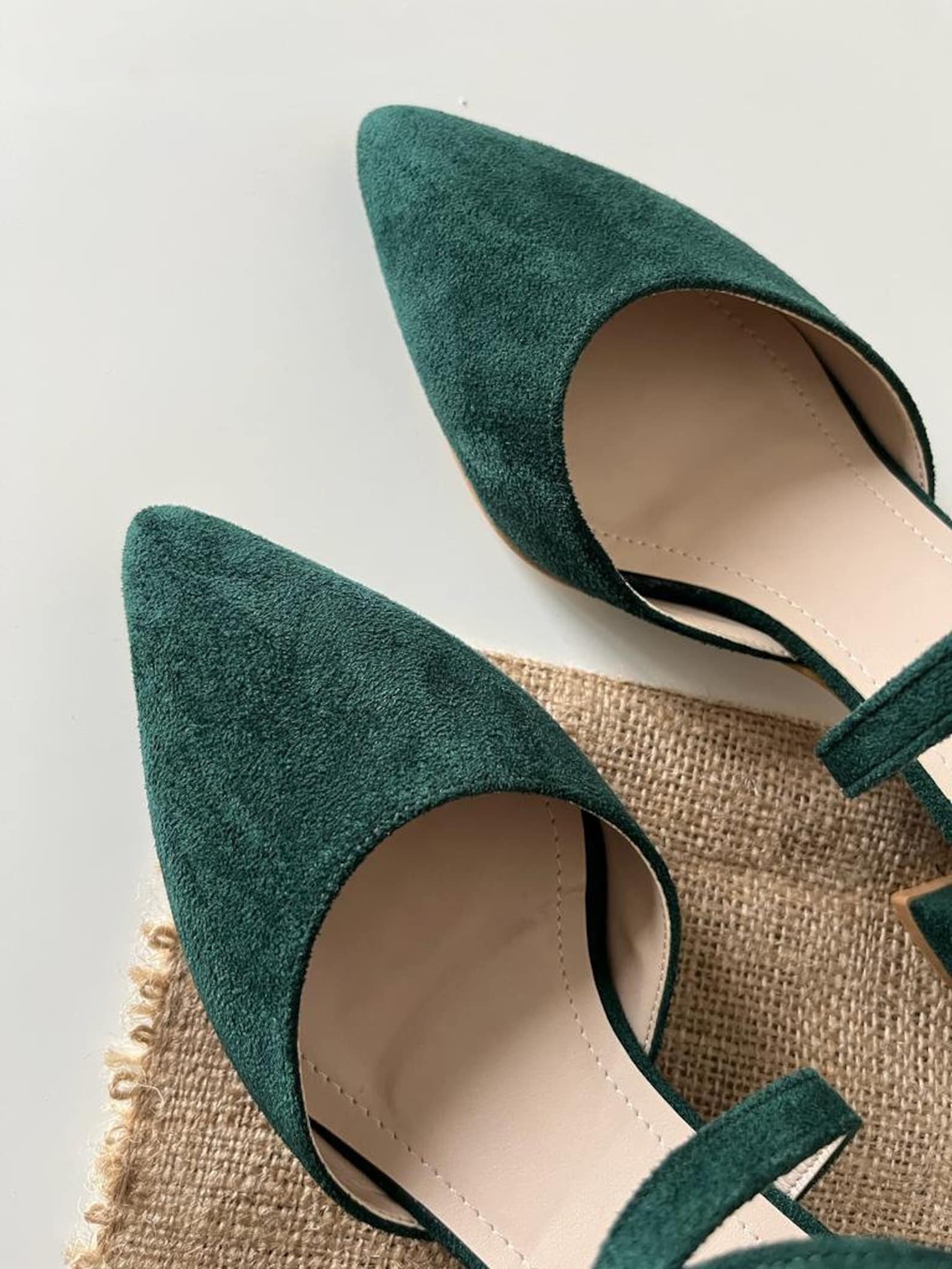 Emerald Green Block Heel Green Wedding Shoes Emerald Green - Etsy