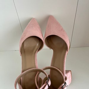 Ankle Strap Powder,   Powder Ankle Straps,   Powder Block Heels,   Block Heels,   Low Heel,   Wedding Shoes,   High Heel,   Shoes For Girls