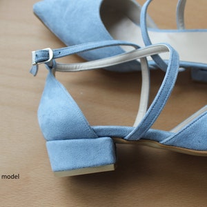 dusty blue shoes womens