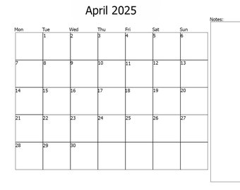 2025 Digital Printable Calendar, April 2025 Calendar Printable, 2025 Calendar Planner Printable, Minimalist Digital Downloads