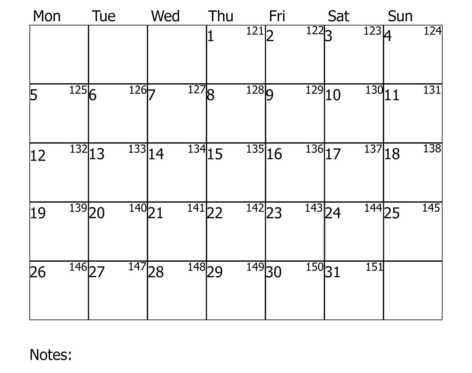 Digital May Calendar, May 2025 Printable Calendar, VERTICAL PRINT