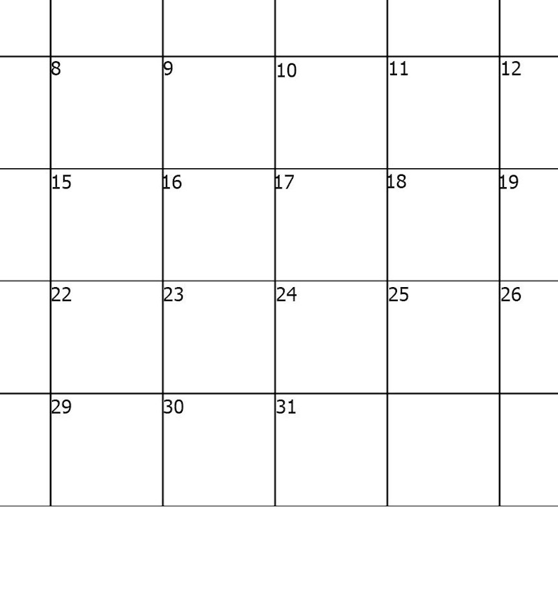January 2025 Calendar Printable, Calendar January 2025 Printable, Student Digital Calendar 2025